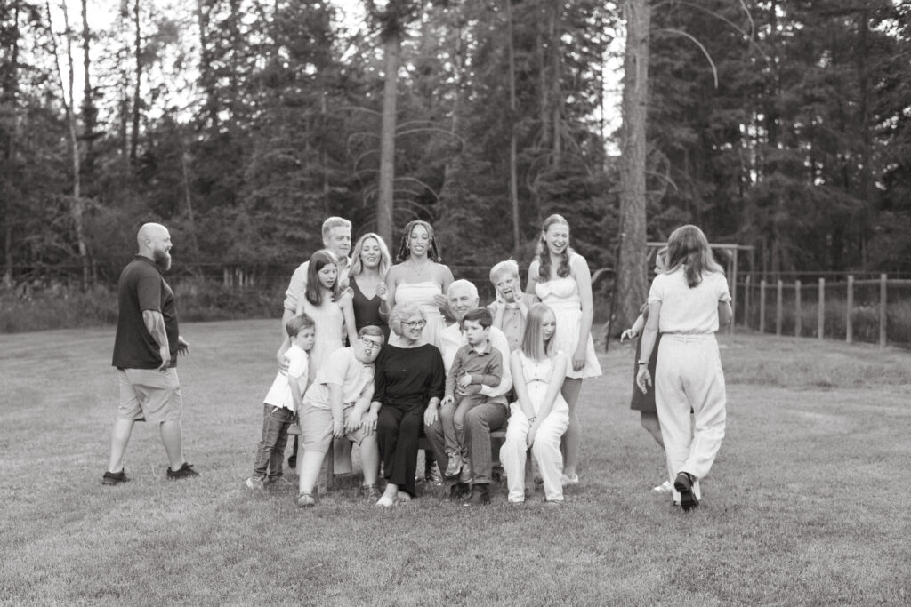 whitefish family photographer extended family session